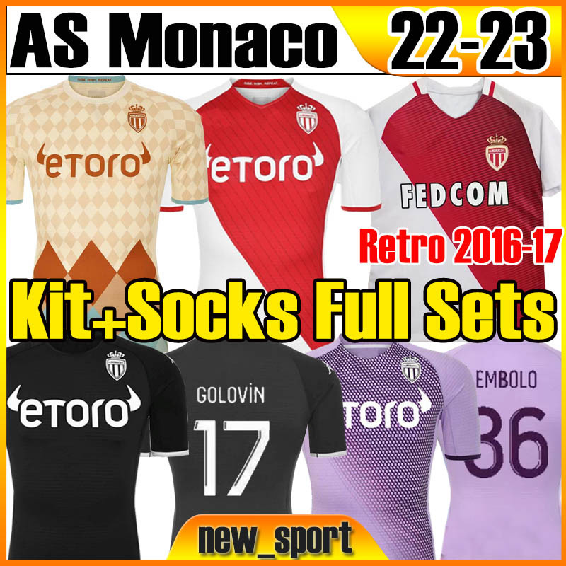 22 23 AS MONACO soccer jerseys MBAPPE #29 FALCAO #9 BERNARDO #10 FABINHO #2 Retro 2016 17 1998 home BEN YEDDER Volland Boadu JEAN LUCAS maillots Diop Henrique S-XXL, 22 23 away
22 23 AS MONACO soccer jerseys MBAPPE #29 FALCAO #9 BERNARDO #10 FABINHO #2 Retro 2016 17 1998 home BEN YEDDER Volland Boadu JEAN LUCAS maillots Diop Henrique S-XXL, 22 23 away
