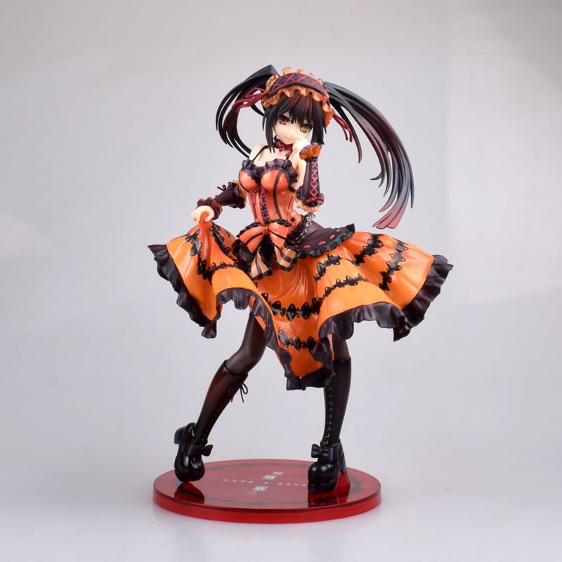 Miniatures Toys Anime Dating Battle Tokisaki Kurumi PVC 24 CM Action Figure Japanese Anime Model Toys Aldult Collection Doll