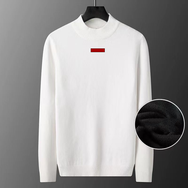 Men's Sweaters High Neck Turtleneck Half Wool Sweatshirts Tops Knits Shirts Mens Jumpers Long Sleeves Sweater Design
