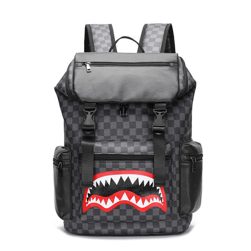Backpack Style 2022 new Korean backpack large capacity men's and women's Multi Pocket Travel student schoolbag221222