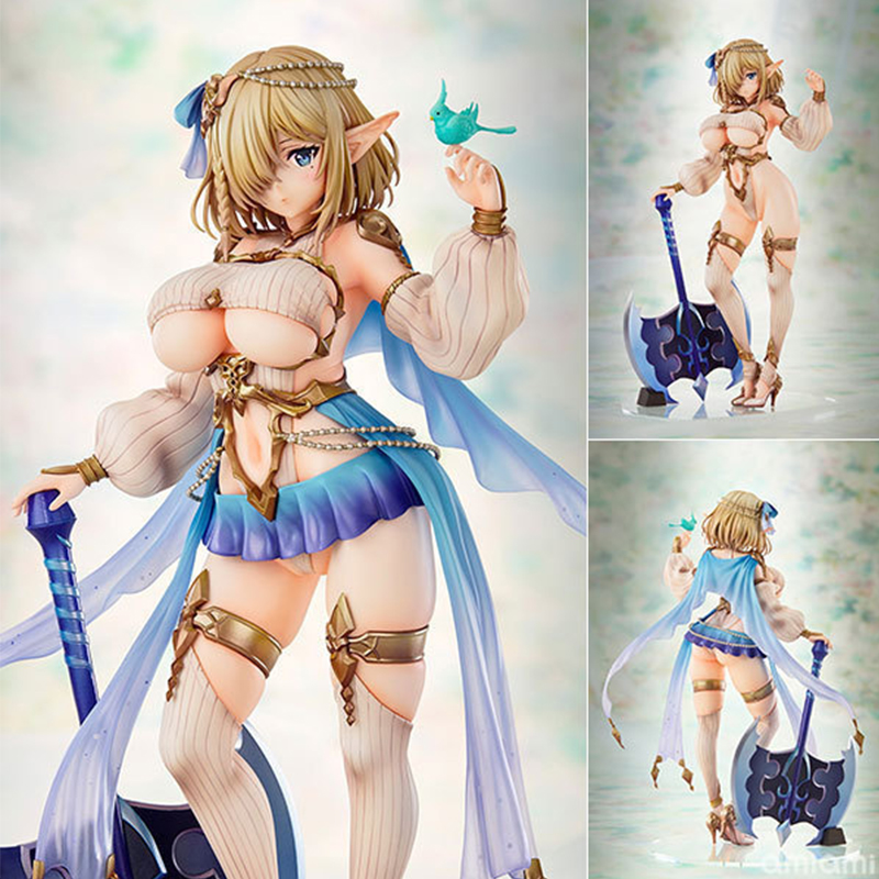 Miniatures Toys Pretty Girl Series Elf Village Girl Kukulu Pvc Figura De ao Adulto Collectible Modelo Boneca Brinquedos Presente