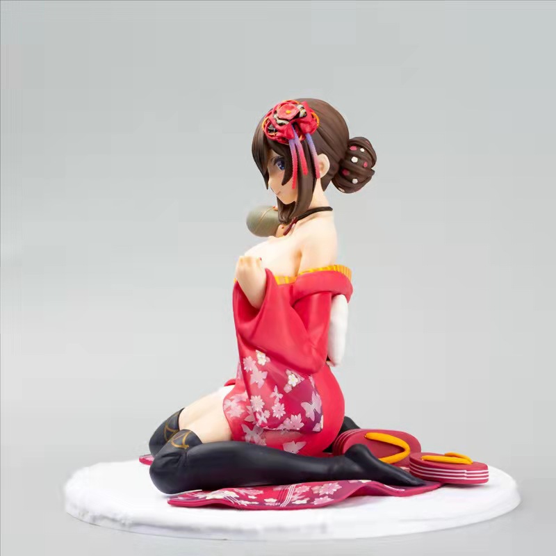 Miniatures Toys Beautiful Girl Series Mataro The Kimono Is Ripped Off PVC 16CM Action Figure Japanese Anime Model Toys Aldult Collection Dol