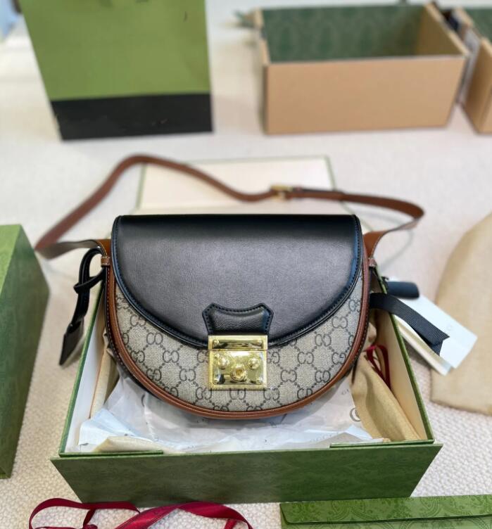CC Half moon bag Highquality Luxury Designer Saddle Handbags Padlock Handbag Women's Strap Shoulder Bags Crossbodies Wallet Padlock, Extra freight
CC Half moon bag Highquality Luxury Designer Saddle Handbags Padlock Handbag Women's Strap Shoulder Bags Crossbodies Wallet Padlock, Extra freight