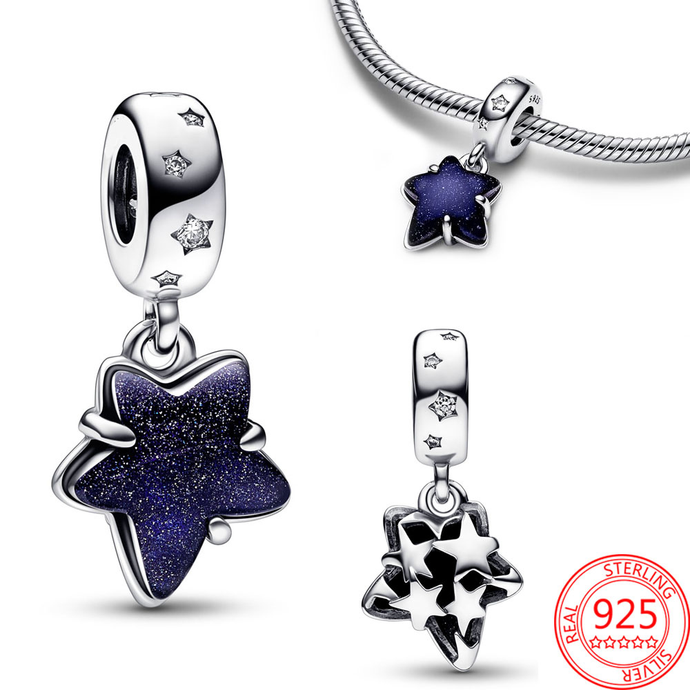 New Popular 925 Sterling Silver Open Heart Fire Box Suspension Hanging Pendant Bracelet Womens Wedding Party Silver Jewelry