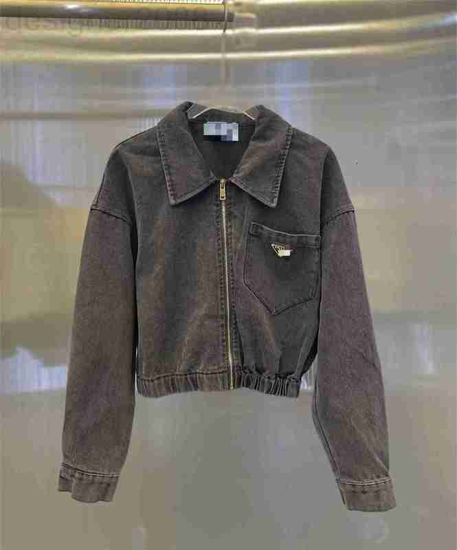 Men' Jackets designer Early autumn P new zipper denim coat small lapel off shoulder short XQN1, Gray4
Men' Jackets designer Early autumn P new zipper denim coat small lapel off shoulder short XQN1, Gray4