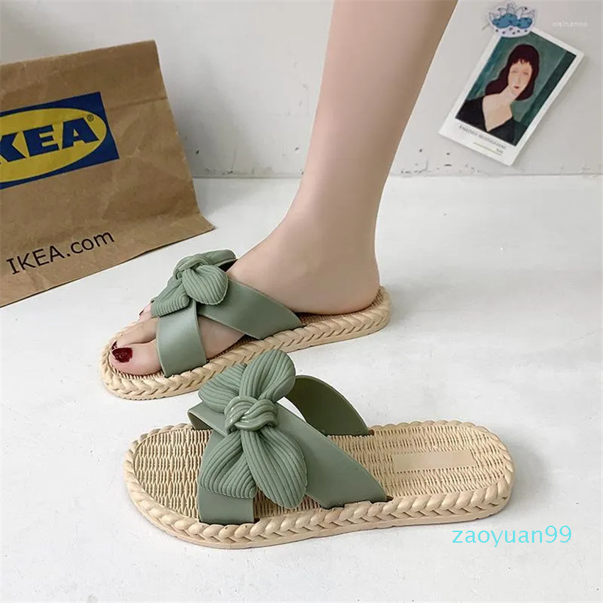 Slippers Women's Outer Wear 2022 Cross Bow Flat Sandals Fashion Net Red Straw Rope, Apricot
Slippers Women's Outer Wear 2022 Cross Bow Flat Sandals Fashion Net Red Straw Rope, Apricot