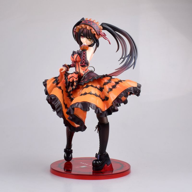 Miniatures Toys Anime Dating Battle Tokisaki Kurumi PVC 24 CM Action Figure Japanese Anime Model Toys Aldult Collection Doll