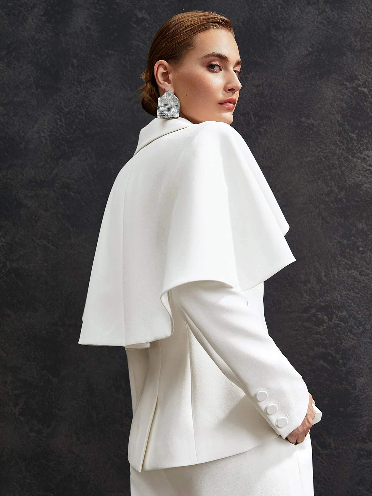 Designer Mother Of The Bride Pant Suits With Wraps White Evening Party Women Tuxedos Outfit Wear 2 Pieces