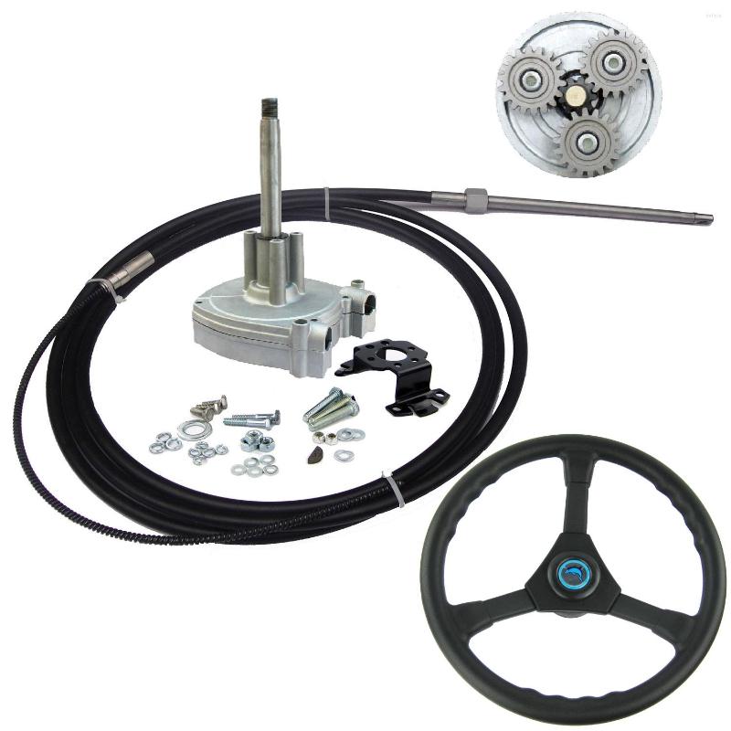 All Terrain Wheels Marine Outboard Mechanical Steering System Planetary Gear With Boat Cable & Wheel Helm
All Terrain Wheels Marine Outboard Mechanical Steering System Planetary Gear With Boat Cable & Wheel Helm