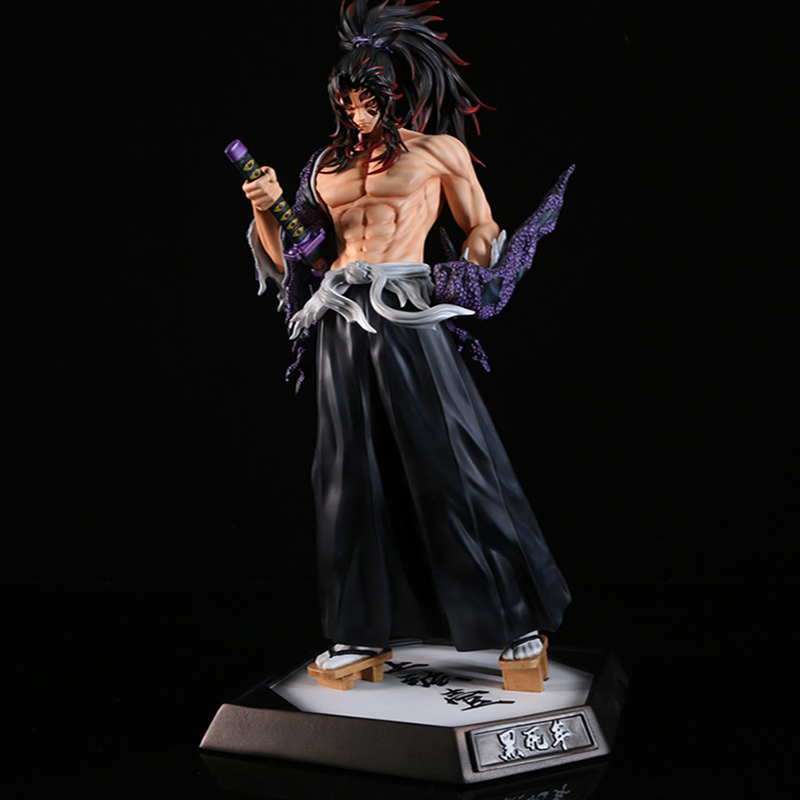 Novelty Games Demon Slayer 33cm Action Figure Giyuutarou Daki Kokushibo Tsugikuni Yoriichi Toy Kimetsu No Yaiba Gyutarou Collection Pvc Mode