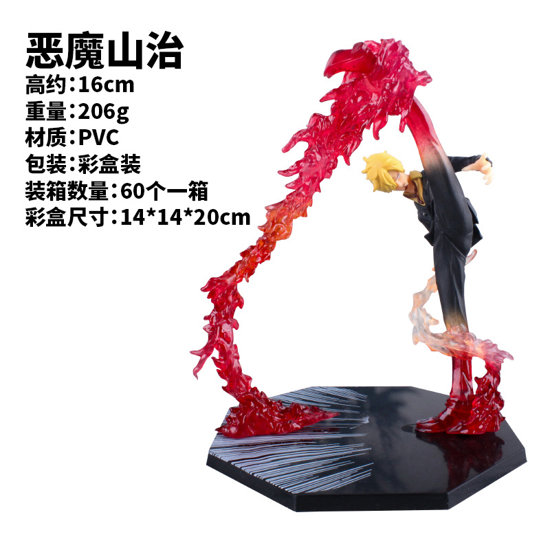 Novelty Games One Piece Action Figure Zoro Sanji Luffy Ace 15-18cm Figure Original Box Packaging