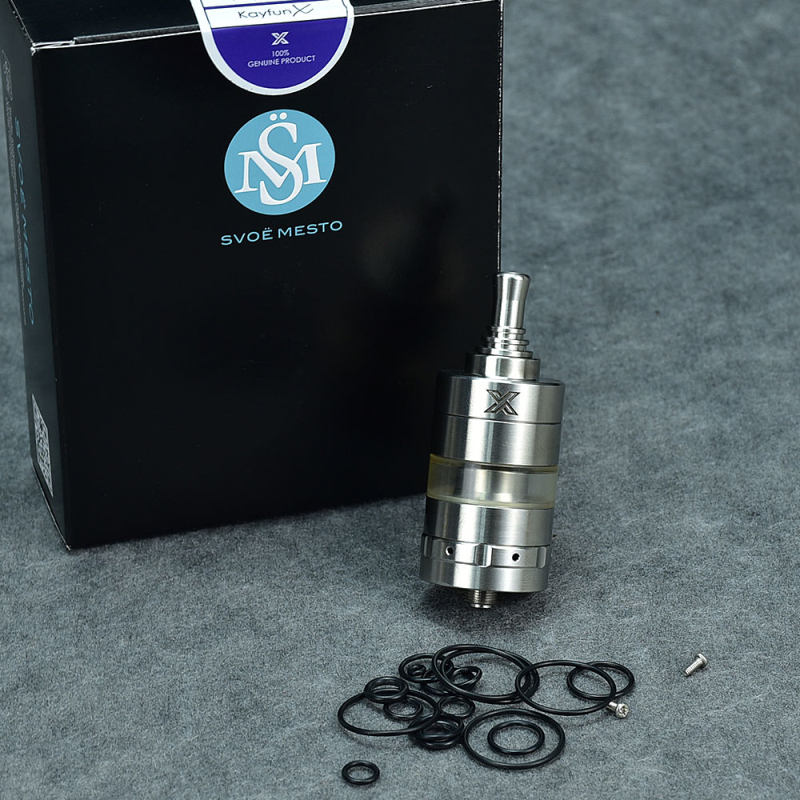 Newest Kayfun X RTA Atomizer 316 Stainless Steel 4ml 24mm Top-Fill Rebuildable MTL Vape Tank Vapor DIY Single Coil vs KF V5 Lite Plus Prime for Vaper E Cigarettes Box Mod
Newest Kayfun X RTA Atomizer 316 Stainless Steel 4ml 24mm Top-Fill Rebuildable MTL Vape Tank Vapor DIY Single Coil vs KF V5 Lite Plus Prime for Vaper E Cigarettes Box Mod