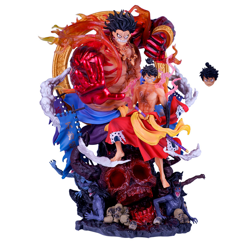 Novelty Games Anime One Piece Super Large Figure Toys Acalanatha Luffy 30cm Pvc Gk Statue Christmas Birthday Gift Toy Figurines For Children