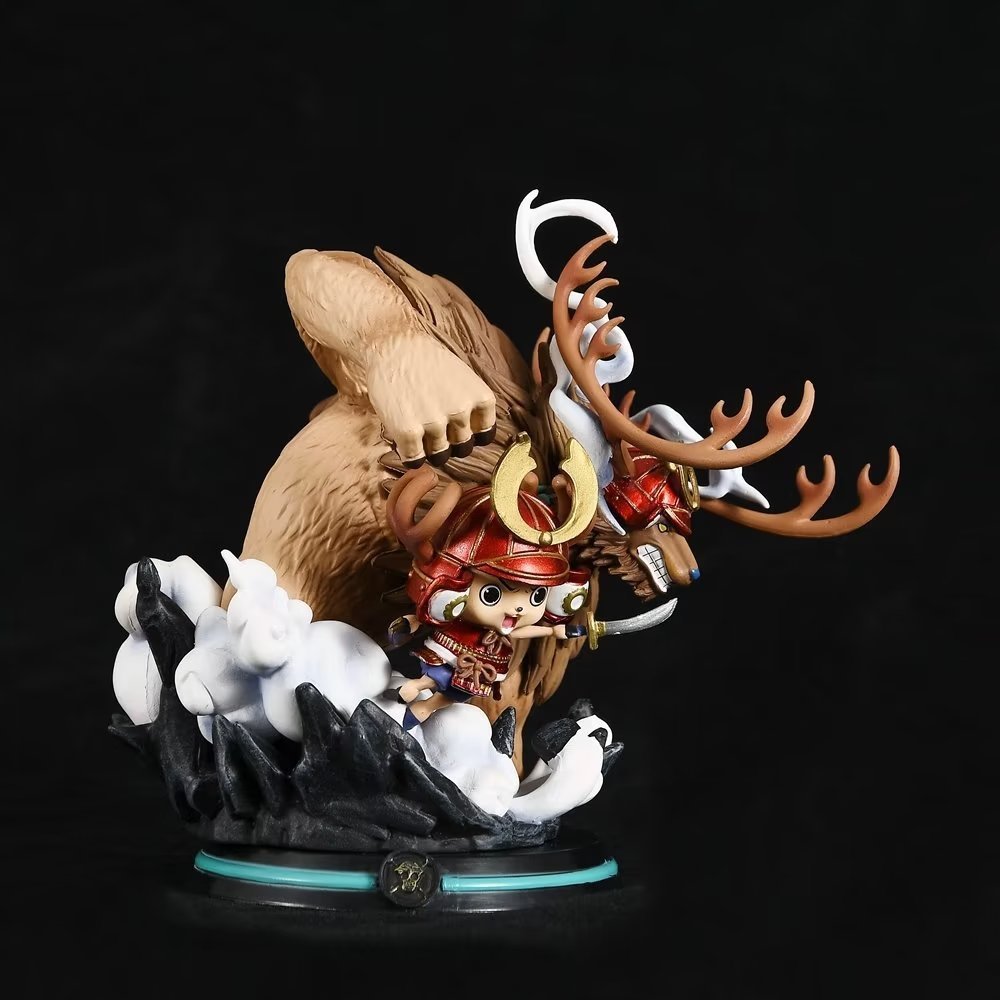Novelty Games Anime One Piece Chopper Figures Wano Onigashima Chopper 13cm Statue Action Figurine Model Doll Collection Decoration Toy Gift