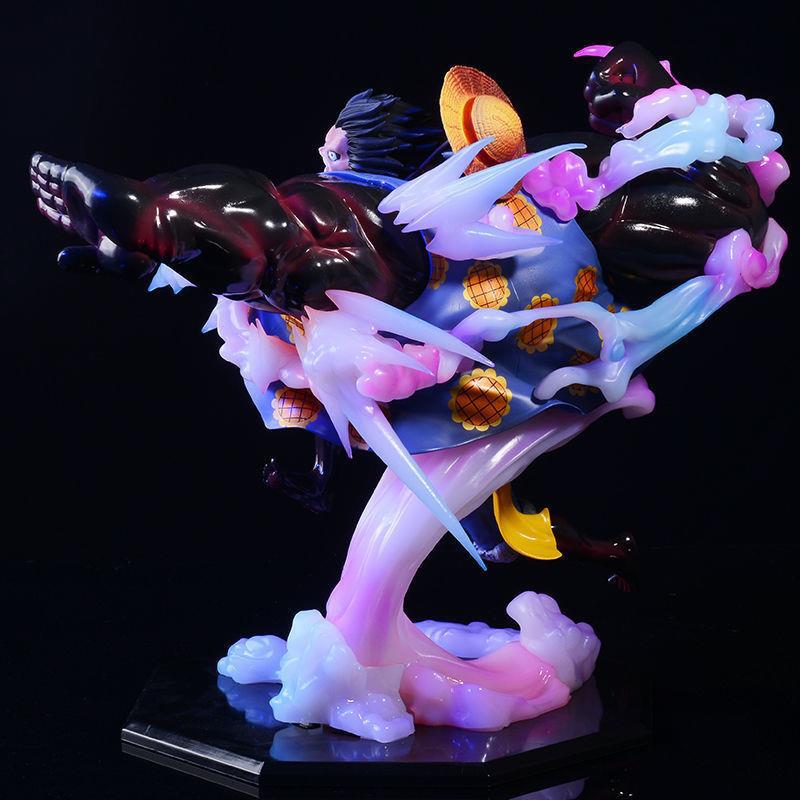 Novelty Games 26cm One Piece Monkey D Luffy Anime Figure Gk Gear 4 Action Figure Model Collection Dolls Statue Toys Figma Children Gift