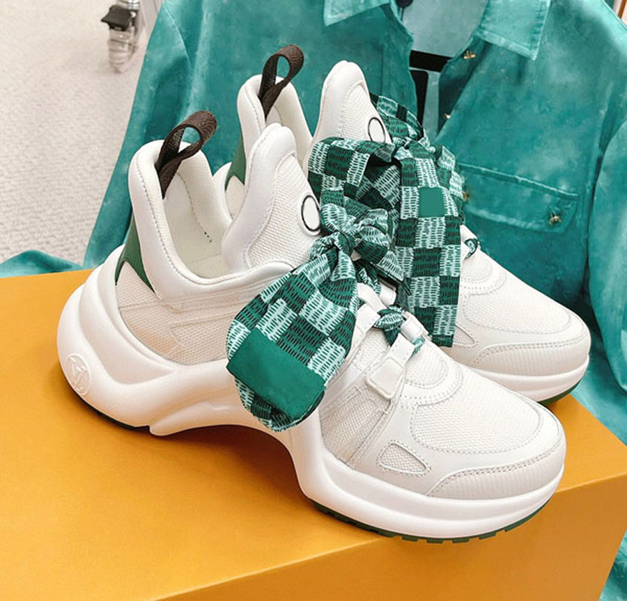 Men Women Casual Skate Shoes Monograms Double Bow laces Flower mesh calf leather suede outsole Winter Sneaker Top Designer Luxurys Fashion Ladies Sports Shoes 35-45, Customized
Men Women Casual Skate Shoes Monograms Double Bow laces Flower mesh calf leather suede outsole Winter Sneaker Top Designer Luxurys Fashion Ladies Sports Shoes 35-45, Customized