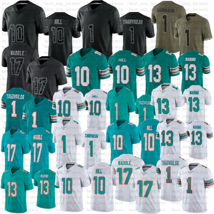 Miamis 1 Tua Tagovailoa Football Jerseys Tyreek Hill 17 Jaylen Waddle Dan Marino jerseys, Men
Miamis 1 Tua Tagovailoa Football Jerseys Tyreek Hill 17 Jaylen Waddle Dan Marino jerseys, Men