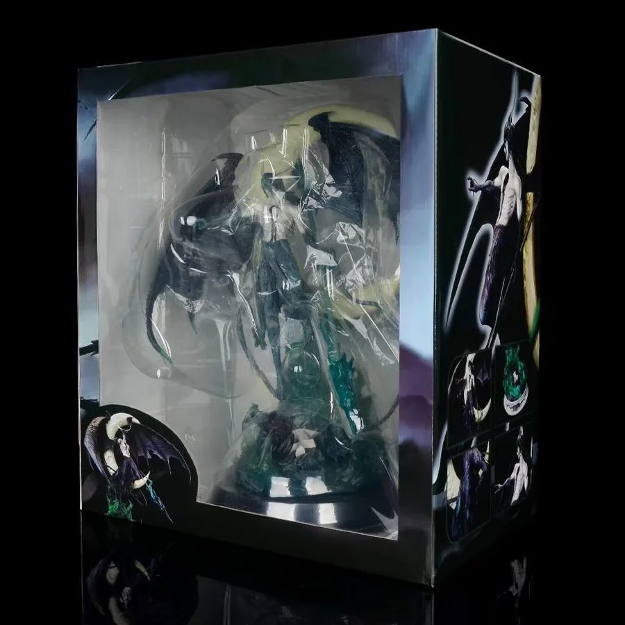Novelty Games Large Figure With Light Anime Bleach Ulquiorra Cifer Figurine With Wings Black Pearl Model 40cm Toys Birthday Gift Collection
