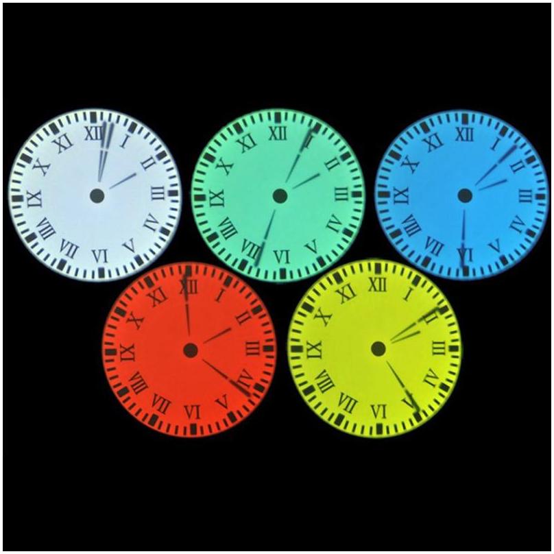 Wall Clocks Creative Analog Led Digital Light Desk Projection RomaArabia Clock Remote Control Home Decor Us1 Drop Delivery Garden1692092
