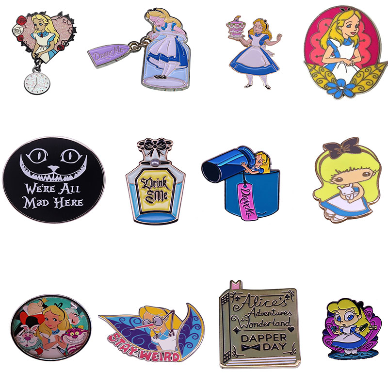 Cartoon Anime Lovely Girl Alice In Wonderland Enamel Pins Brooches Badge Fashion Jewellery Lapel Backpack Bags Gifts, Color #1
Cartoon Anime Lovely Girl Alice In Wonderland Enamel Pins Brooches Badge Fashion Jewellery Lapel Backpack Bags Gifts, Color #1