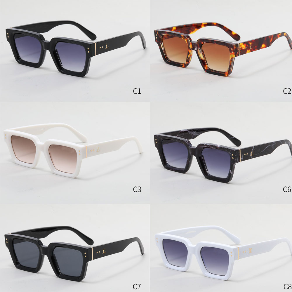 Various Designer sunglasses for women Mens Sunglass millionaire classic eyeglasses Goggle Outdoor Beach Driving Sun Glasses Famous Letters 6 colors 2023
Various Designer sunglasses for women Mens Sunglass millionaire classic eyeglasses Goggle Outdoor Beach Driving Sun Glasses Famous Letters 6 colors 2023