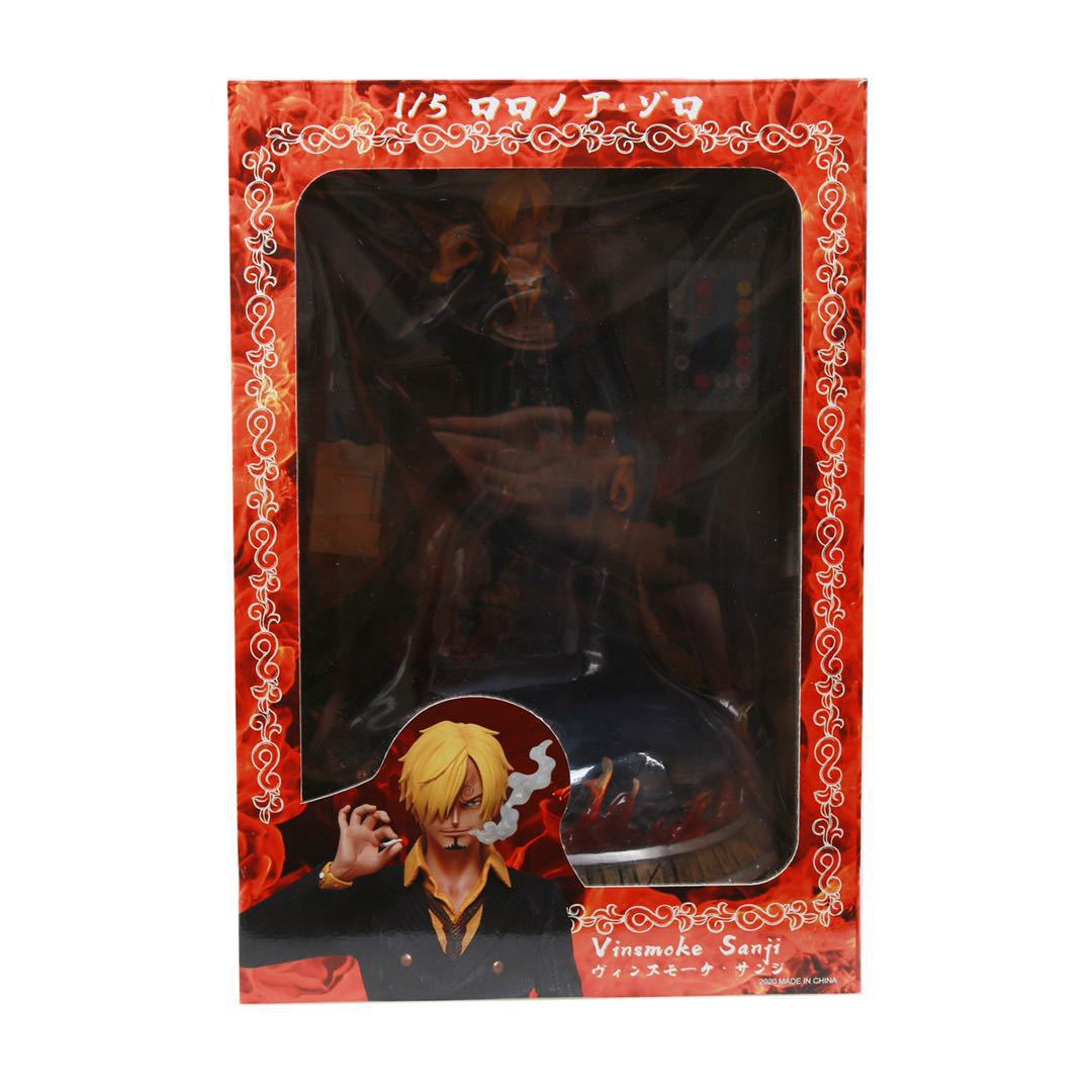 Novelty Games 37CM One Piece Action Figure Statue Toys GK Suit Vinsmoke Sanji Anime Figures Model Figurines Manga Figma Dolls For Gifts