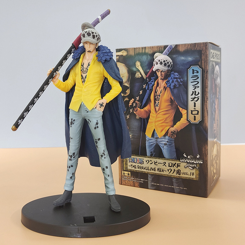 Novelty Games Anime One Piece Figure Luffy Zoro Ace Sanji Sailors Standing Statue 16-26CM Collection Series Christmas Gifts Model For Childr