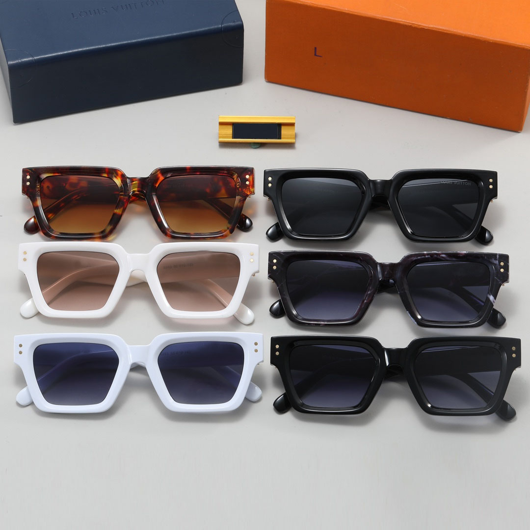 Luxury Designer sunglasses for women Mens Sunglass millionaire classic eyeglasses Goggle Outdoor Beach Driving Sun Glasses Famous Letters 6 colors 2023 
Luxury Designer sunglasses for women Mens Sunglass millionaire classic eyeglasses Goggle Outdoor Beach Driving Sun Glasses Famous Letters 6 colors 2023