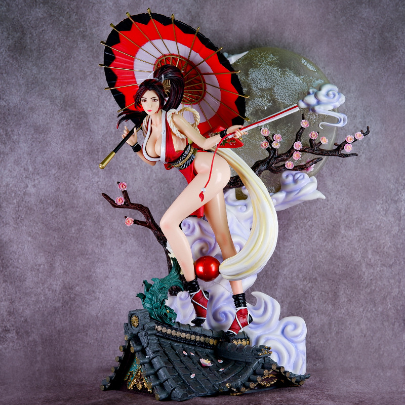 Novelty Games Anime Game Sexy Girl Mai Shiranui Action Figure 60cm Pvc Gk Statue Figurines Christmas Gift Toys