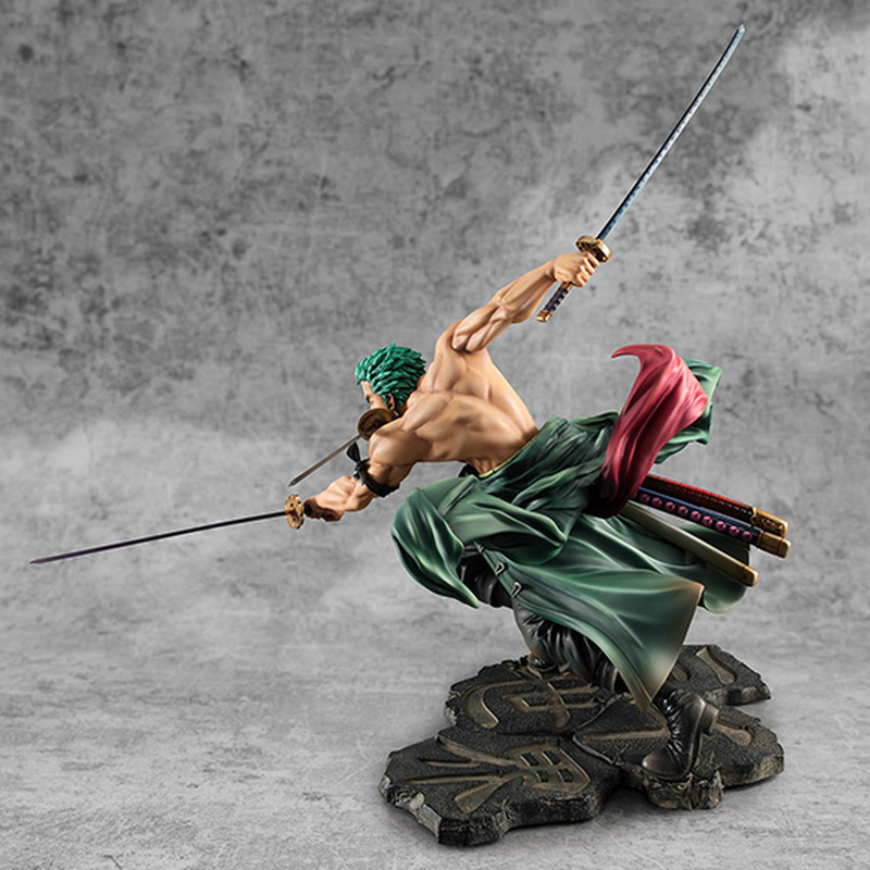 Novelty Games New One Piece Anime 16cm Pvc Fugure Model Roronoa Zoro Action Figure Three Thousand World Collectible Toys For Children Gifts