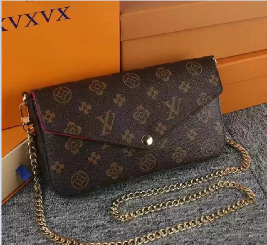 Multi Felicie Pochette Women Chain Bags Wallet Messenger Leather Handbags Shoulder Flower louise Purse vutton Crossbody viuton Bag, Red
Multi Felicie Pochette Women Chain Bags Wallet Messenger Leather Handbags Shoulder Flower louise Purse vutton Crossbody viuton Bag, Red