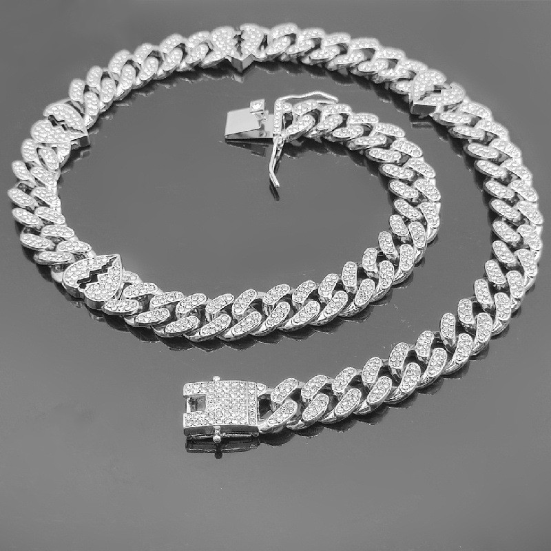 13mm Cuban chain full diamonds Hip Hop necklaces jewelry necklace designer for women luxury bijoux chains jewellery mens stone high quality pendant link up meaning
13mm Cuban chain full diamonds Hip Hop necklaces jewelry necklace designer for women luxury bijoux chains jewellery mens stone high quality pendant link up meaning