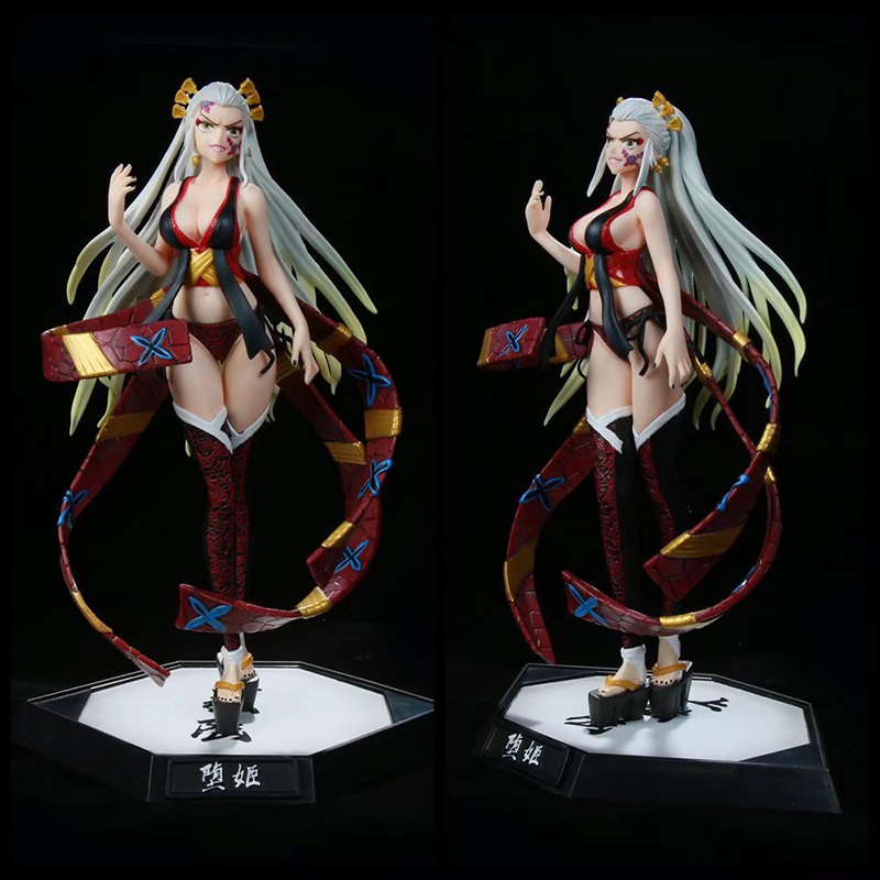 Novelty Games Demon Slayer 33cm Action Figure Giyuutarou Daki Kokushibo Tsugikuni Yoriichi Toy Kimetsu No Yaiba Gyutarou Collection Pvc Mode