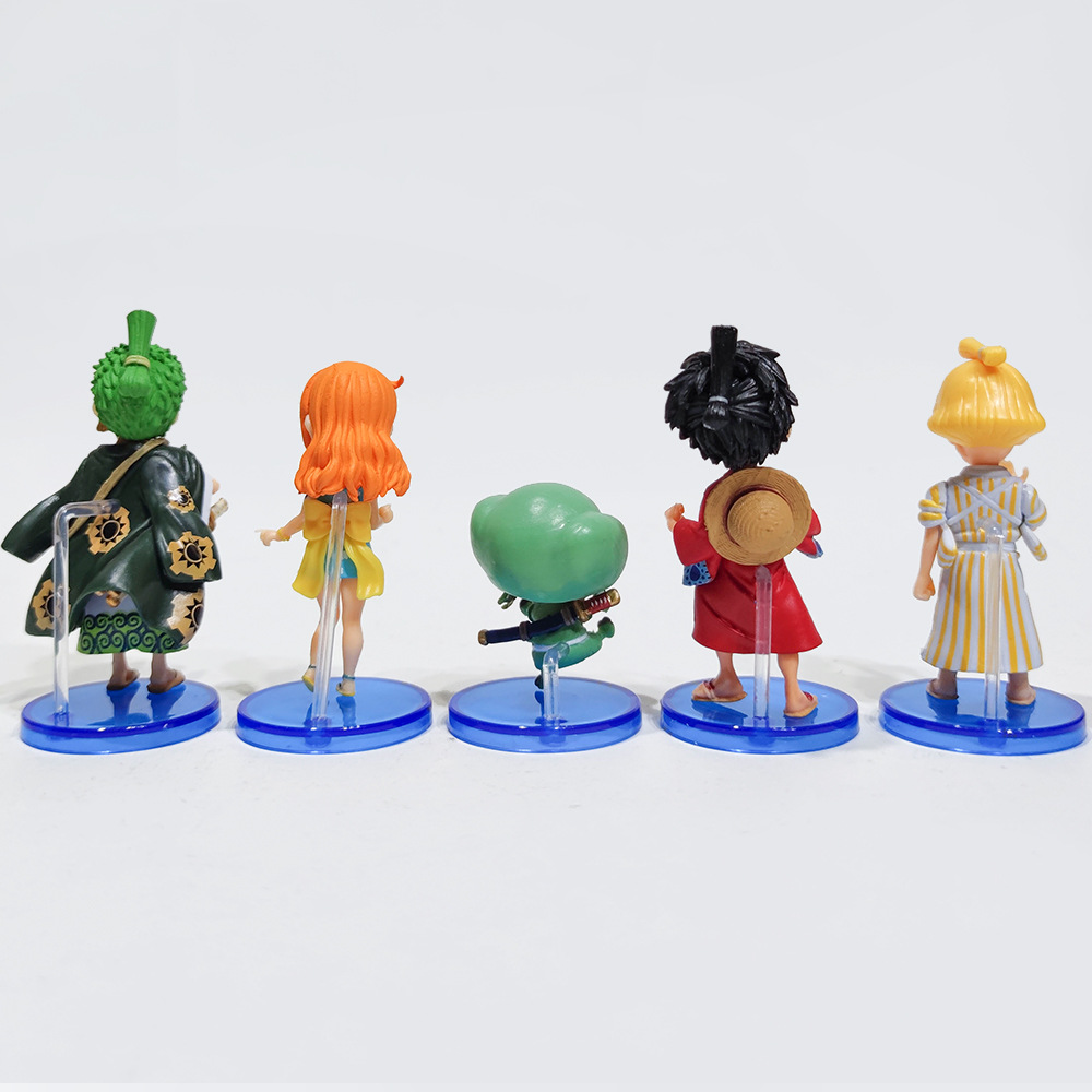 Novelty Games Hot 10Pcs/set One Piece Anime Figure Luffy Sanji Nami Zoro Chopper Frank Robin PVC Action Figure Model Children Dolls Gift Toy