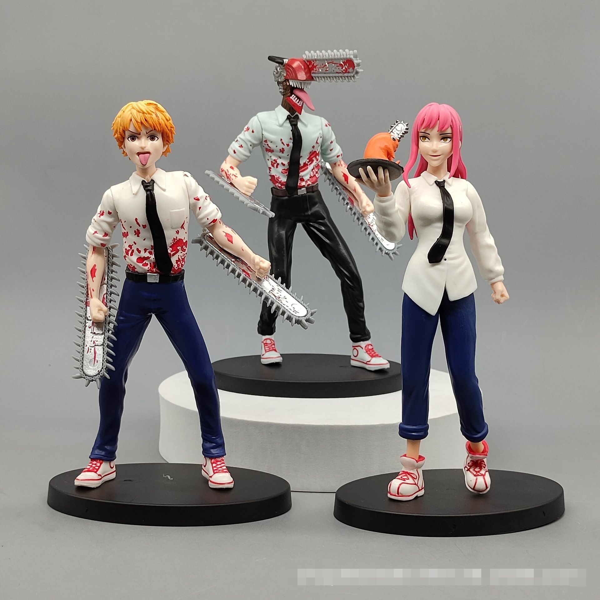 Novelty Games New Anime Chainsaw Man Denji 19cm Pvc Statue Action Figure Model Doll Collection Decoration Christmas Gifts Figurine Toys
