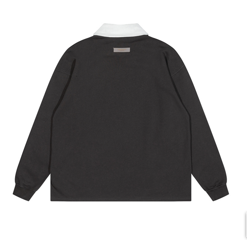 High Street Loose Digital Floating Shirt Long Sleeve Sweater Men's Closing Trend Style Couple