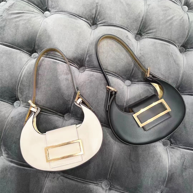Women Classic messenger underarm Bag Luxury half moon tote smooth leather metal sign handbag clutch shoulder bag strap mens Designer wallet crossbody pochette bags, White
Women Classic messenger underarm Bag Luxury half moon tote smooth leather metal sign handbag clutch shoulder bag strap mens Designer wallet crossbody pochette bags, White
