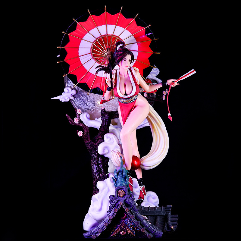 Novelty Games Anime Game Sexy Girl Mai Shiranui Action Figure 60cm Pvc Gk Statue Figurines Christmas Gift Toys