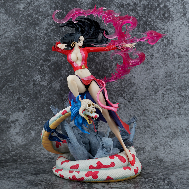 Novelty Games Anime One Piece Boa Hancock Action Figure Oka Shichibukai 35cm Statue Gk Model Figurines Toys Christmas Gift For Kids