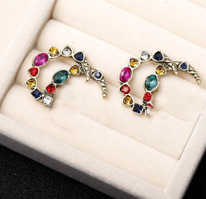 6color 18K Gold Plated Luxury Designers Letters Stud Geometric Women 925 Silver Crystal Rhinestone Earring Wedding Party Jewerlry
6color 18K Gold Plated Luxury Designers Letters Stud Geometric Women 925 Silver Crystal Rhinestone Earring Wedding Party Jewerlry