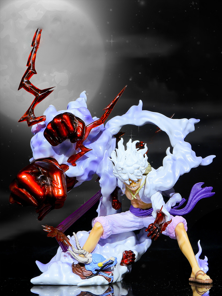 Novelty Games Anime One Piece Figurine Wake Up Sun God Nika Gear 5 Luffy 28cm Pvc Action Figure Statue Collectible Model Toys For Child Gift