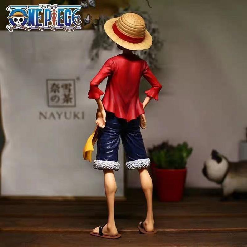 Novelty Games 28cm Anime One Piece Assemble Figure Confident Smiley Luffy Three Form Face Changing Doll Action Figurine Model Toys Garage Ki