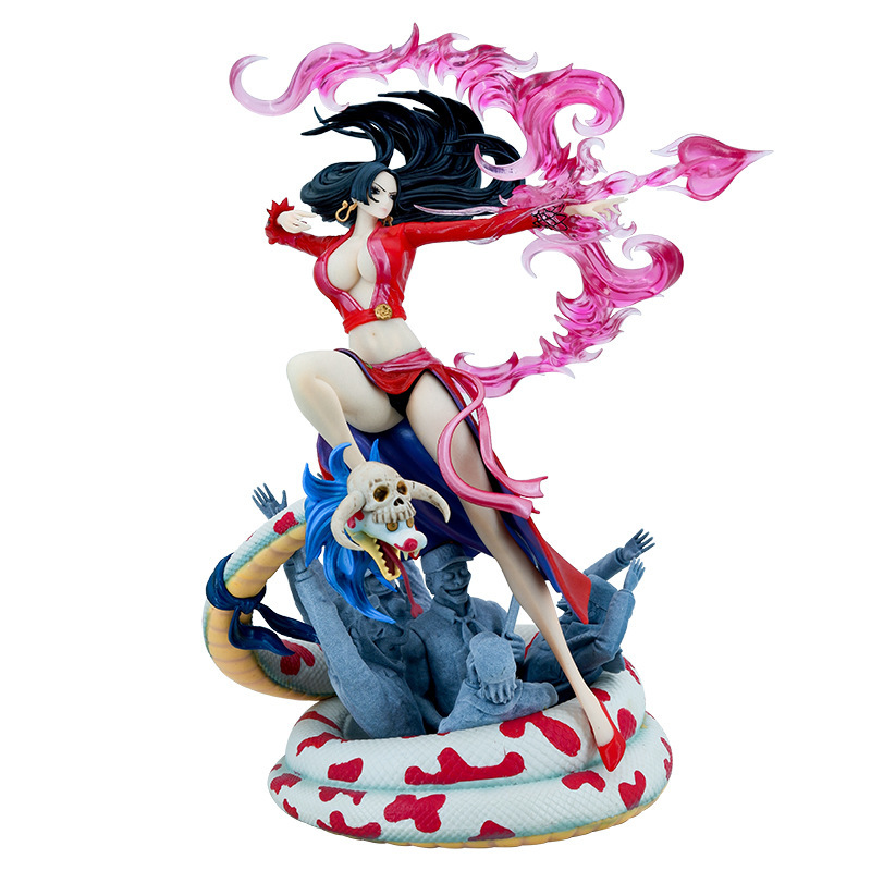 Novelty Games Anime One Piece Boa Hancock Action Figure Oka Shichibukai 35cm Statue Gk Model Figurines Toys Christmas Gift For Kids