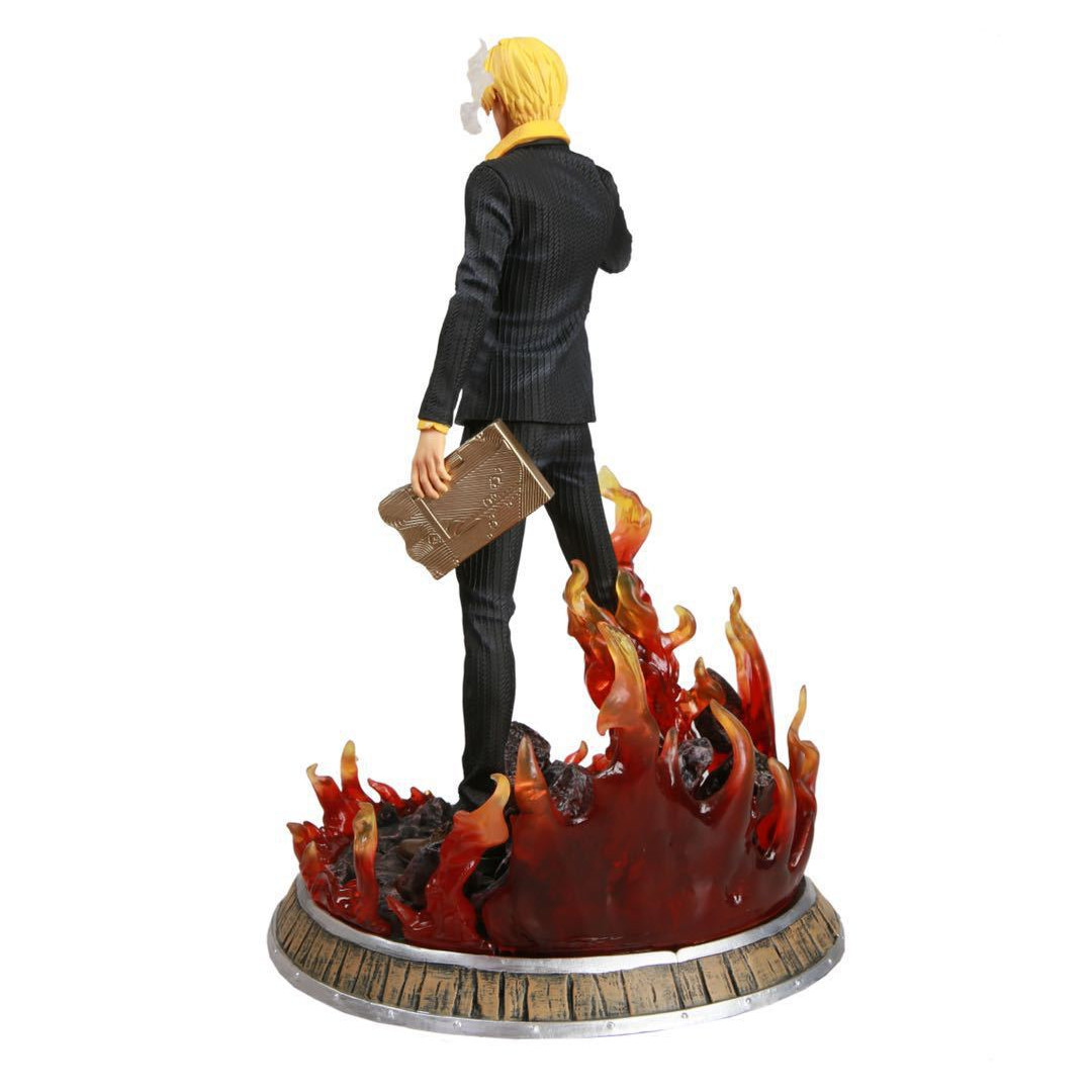 Novelty Games 37CM One Piece Action Figure Statue Toys GK Suit Vinsmoke Sanji Anime Figures Model Figurines Manga Figma Dolls For Gifts