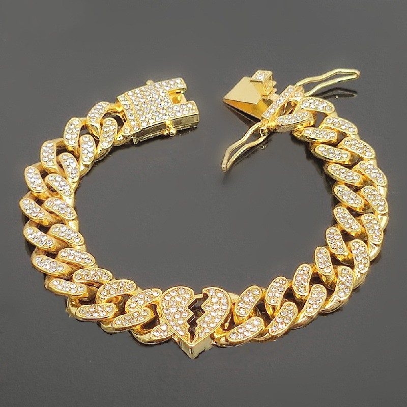 13mm Cuban Chain Full diamonds Hip Hop Bracelet jewelry bracelet designer for women charm channel mens stone men love bangle stainless steel bracelets luxury chains
13mm Cuban Chain Full diamonds Hip Hop Bracelet jewelry bracelet designer for women charm channel mens stone men love bangle stainless steel bracelets luxury chains
