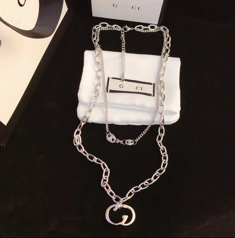 Luxury Fashion Gold Plated Silver Necklaces Selected Quality Pendant Necklace Couple Style Long Chain Delicate Young Girl Accessories High Elegant
Luxury Fashion Gold Plated Silver Necklaces Selected Quality Pendant Necklace Couple Style Long Chain Delicate Young Girl Accessories High Elegant