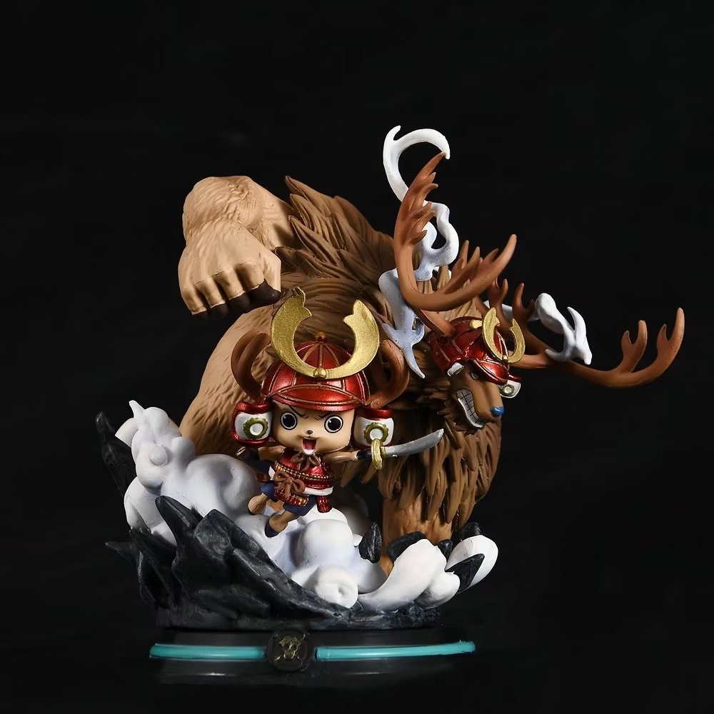 Novelty Games Anime One Piece Chopper Figures Wano Onigashima Chopper 13cm Statue Action Figurine Model Doll Collection Decoration Toy Gift