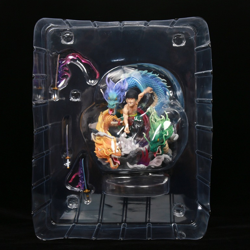 Novelty Games One Piece Large Figure Three Dragon Roronoa Zoro Toys Collectible Ornaments