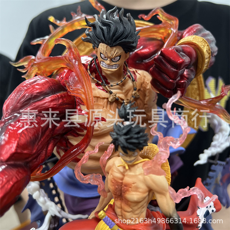 Novelty Games Anime One Piece Doll Super Large Figure Toys Acalanatha Luffy 35cm Pvc Statue Christmas Birthday Gift Toy Figurines For Childr