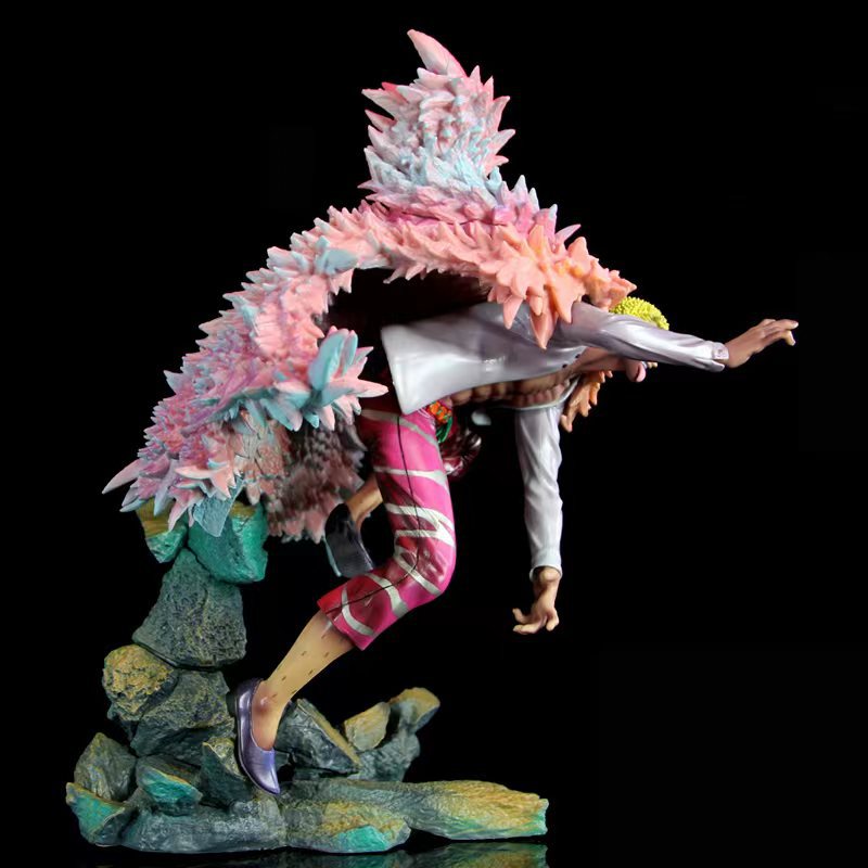 Novelty Games 31.5cm Anime One Piece Donquixote Doflamingo Action Figure Gk Manga Statue Pvc Figurine Collectible Model Toys Ornaments
